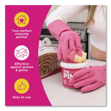 Load image into Gallery viewer, The Pink Stuff Squeezy Dual-Sided Sponge and Scrubber, 4" x 5.3", 3.8" Thick, Pink/Ivory - 12/CS