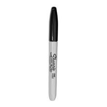 Load image into Gallery viewer, Sharpie Fine Tip Permanent Marker, Fine Bullet Tip, Black - 12ct.