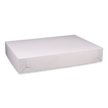 Load image into Gallery viewer, Lock Corner Bakery Box, White, 26" x 18 1/2" x 4", Non-Window - 50/CS (1995)