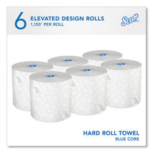 Load image into Gallery viewer, Scott Pro Hard Roll Towels for Scott Pro Dispenser, Blue Core Only, 1-Ply, 1,150 ft , 6/CS (25702)