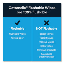 Load image into Gallery viewer, Cottonelle Fresh Care Flushable Cleansing Wipes, 1-Ply, 3.75" x 5.5", White, 42/Pack - 12/CS (44932)