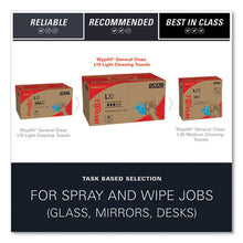 Load image into Gallery viewer, Wypall L10 Windshield Towels, 1-Ply, 9.1" x 10.25", Light Blue, 224/Pack, 2240/CS (05123)