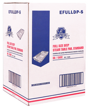 Load image into Gallery viewer, Disposable Steam Table Pan - Full Size Deep 20.75" x 12.87" x 3.19" 50/CS