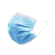 Load image into Gallery viewer, 3-Ply Disposable Face Mask w/Elastic Ear Loops 50/BX