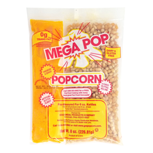 Load image into Gallery viewer, Mega Pop Corn/Oil/Salt Popcorn Kit w/Coconut Oil for 6 oz. Kettle - 36/CS