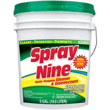 Load image into Gallery viewer, Spray Nine Heavy Duty Cleaner, Degreaser and Disinfectant - 5 Gallon Pail (26805)