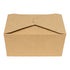 Inno-Pak #3 Brown Kraft Wave Carton, Poly Coated Inside, 7.75" x 5.48" x 2.45" - 130/CS (192738969)