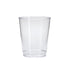 Comet Smooth Wall Clear Plastic Tumbler, 8 oz., 25ct. - 20/CS (T8T)