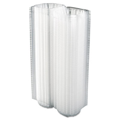 Dart ClearSeal Hinged Lid Plastic Container, Clear, 5.8" x 6" x 3", 125ct. - 4/CS (C57PST1)