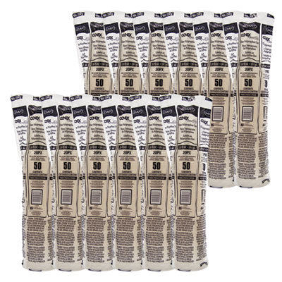 Dart Conex ClearPro Polyproylene Cold Cups, 20 oz, Clear, 50ct. - 12/CS (20PX)