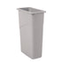 Boardwalk Slim Waste Container, 23 Gallon, Gray