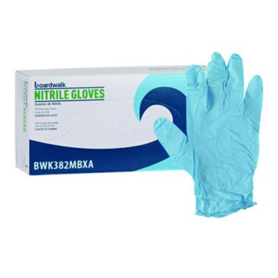 Boardwalk Nitrile Powder Free Exam Glove, Blue, Medium, 5MIL - 100ct. 10/CS (BWK 382MCTA)
