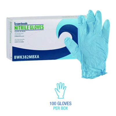 Nitrile Powder Free Exam Glove, Blue, 4MIL, Medium, 100ct. - 10/CS