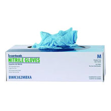 Load image into Gallery viewer, Boardwalk Nitrile Powder Free Exam Glove, Blue, Medium, 5MIL - 100ct. 10/CS (BWK 382MCTA)
