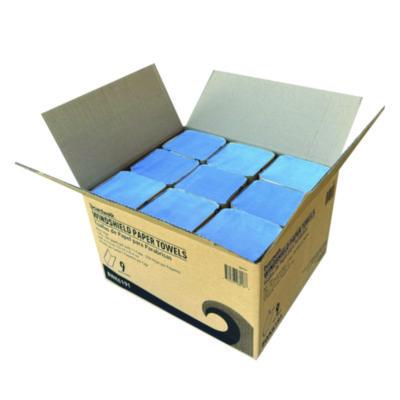 Boardwalk Windshield Paper Towels, 9.05" x 10", Blue - 2250/CS (BWK6191)