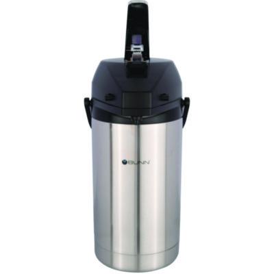 BUNN Lever Action Airpot, 101 oz., Stainless Steel / Black (32130.0000)
