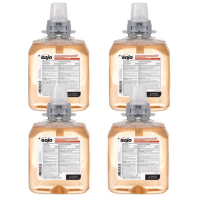 GOJO Foam Antibacterial Hand Wash for FMX-12 Dispensers, Fresh Fruit Scent, 1250ML - 4/CS (5162-04)