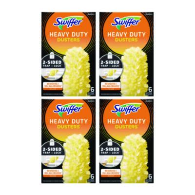 Swiffer Heavy Duty Dusters Refill, Yellow, 6ct. - 4/CS (21620)