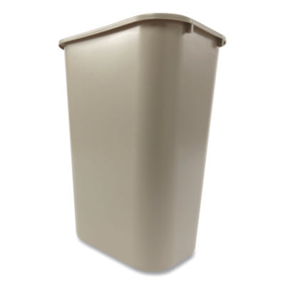 Rubbermaid Deskside Plastic Wastebasket, 10.25 Gallon (41 Quart), Beige (FG295700BG)
