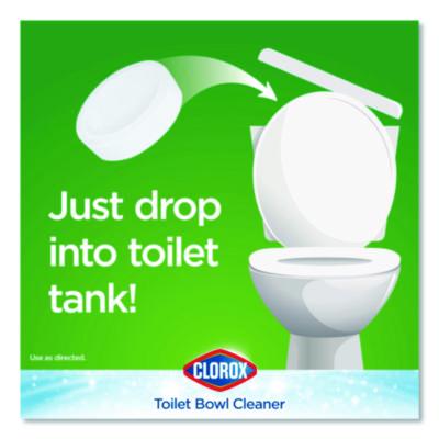 Clorox Ultra Clean Toilet Tank Bleach Tablets, 3.5 oz., 2/Pack - 6/CS (30024)