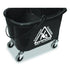 MaxiRough Mop Bucket & Downpress Wringer Combo, Black, 35 Quart (96998)