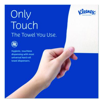 Scott Essential Plus+ White Roll Towels, 8" x 600' - 6/CS (50606)