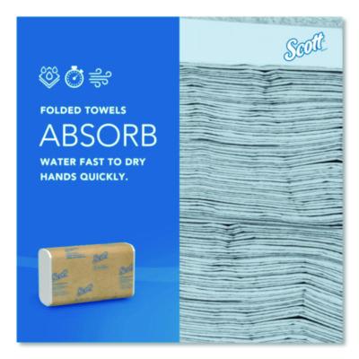 Scott Essential C-Fold Paper Towels w/Absorbency Pockets, 1-Ply, White - 2400/CS (01510)