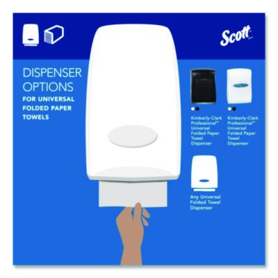 Scott Essential C-Fold Paper Towels w/Absorbency Pockets, 1-Ply, White - 2400/CS (01510)