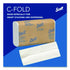 Scott Essential C-Fold Paper Towels w/Absorbency Pockets, 1-Ply, White - 2400/CS (01510)