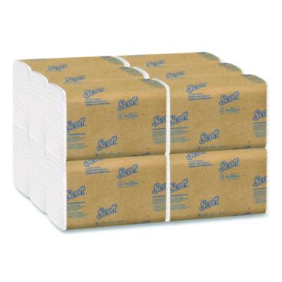 Scott Essential C-Fold Paper Towels w/Absorbency Pockets, 1-Ply, White - 2400/CS (01510)