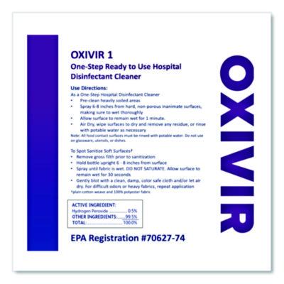 Diversey Oxivir TB Hospital Grade Disinfectant, Cherry Almond Scent, 3.78L - 4/CS (100898636)