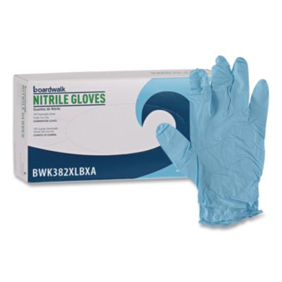 Boardwalk Nitrile Powder Free Exam Glove, Blue, X-Large, 5MIL - 100ct. 10/CS (BWK 382XLCTA)