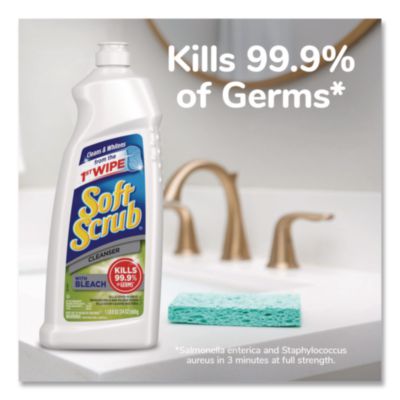 Soft Scrub Commercial Cleanser w/Bleach, 36 oz. - 6/CS (15519)