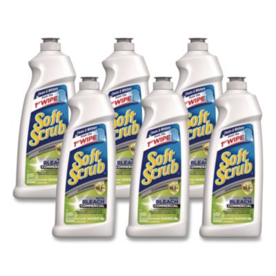 Soft Scrub Commercial Cleanser w/Bleach, 36 oz. - 6/CS (15519)