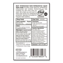 Load image into Gallery viewer, Dial Professional Gold Antibacterial Liquid Hand Soap, 1 Gallon - 4/CS (88047)

