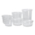 Fabri-Kal Clear Microwavable Deli Container, 8 oz. - 50ct. 10/CS (PK8SC)