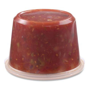 Fabri-Kal Clear Microwavable Deli Container Lid - 50ct. 10/CS (PPLID)