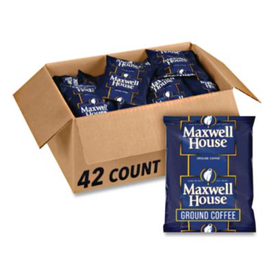 Maxwell House Coffee, Regular Ground, 1.1oz. Pack - 42/CS (86635)