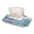 Sani Professional Baby Wipes, 1-Ply, 6.7" x 8", Fragrance-Free, White, 80/Pack - 12/CS (M41580)