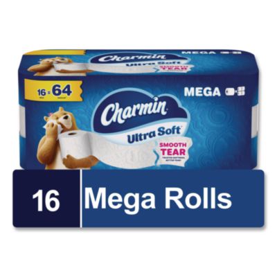 Charmin Ultra Soft Toilet Tissue, 208 Sheets/Roll, 16/CS (19266)