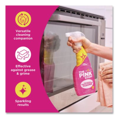 The Pink Stuff Miracle Multi-Purpose Cleaner, Fruity Scent, 25.4oz. Trigger Spray Bottle - 4/CS