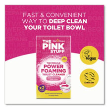 Load image into Gallery viewer, The Pink Stuff Miracle Power Foaming Toilet Cleaner, Fruity Scent, 3.5oz. Packet, 2/Box, 10BX / CS

