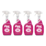 The Pink Stuff Miracle Bathroom Foam Cleaner, Fruity Scent, 25.4oz. Trigger Spray Bottle - 4/CS