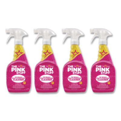 The Pink Stuff Miracle Multi-Purpose Cleaner, Fruity Scent, 25.4oz. Trigger Spray Bottle - 4/CS