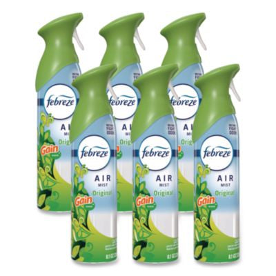 Febreze AIR, Gain Original, 8.1 oz. Aerosol - 6/CS (96252 / 19929)