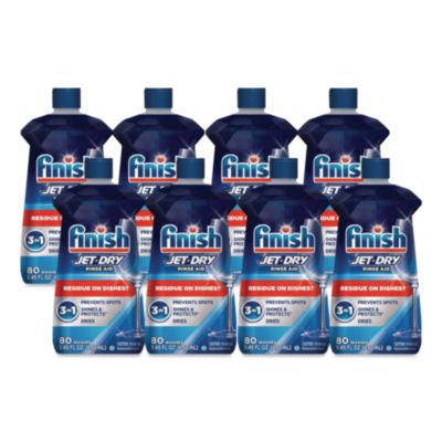 Finish Jet Dry Rinse Agent, Original Scent, 8.45 oz. - 8/CS (75713)