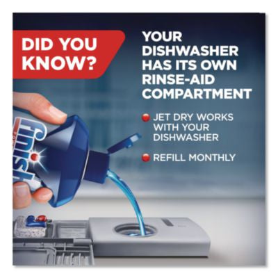 Finish Jet Dry Rinse Agent, Original Scent, 8.45 oz. - 8/CS (75713)