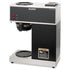 BUNN VPR Two Burner Pourover Coffee Maker, 12-Cup, Stainless Steel, Black (33200.0000)