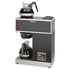 BUNN VPR Two Burner Pourover Coffee Maker, 12-Cup, Stainless Steel, Black (33200.0000)