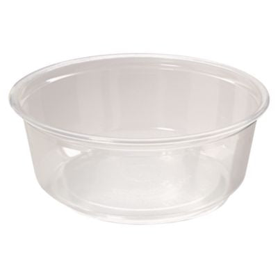 Fabri-Kal Clear Microwavable Deli Container, 8 oz. - 50ct. 10/CS (PK8SC)
